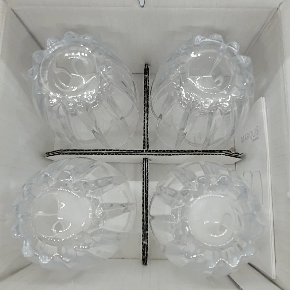 Marquis by Waterford Omega Double Old Fashioned Glasses Set of 4 Crystal 151728